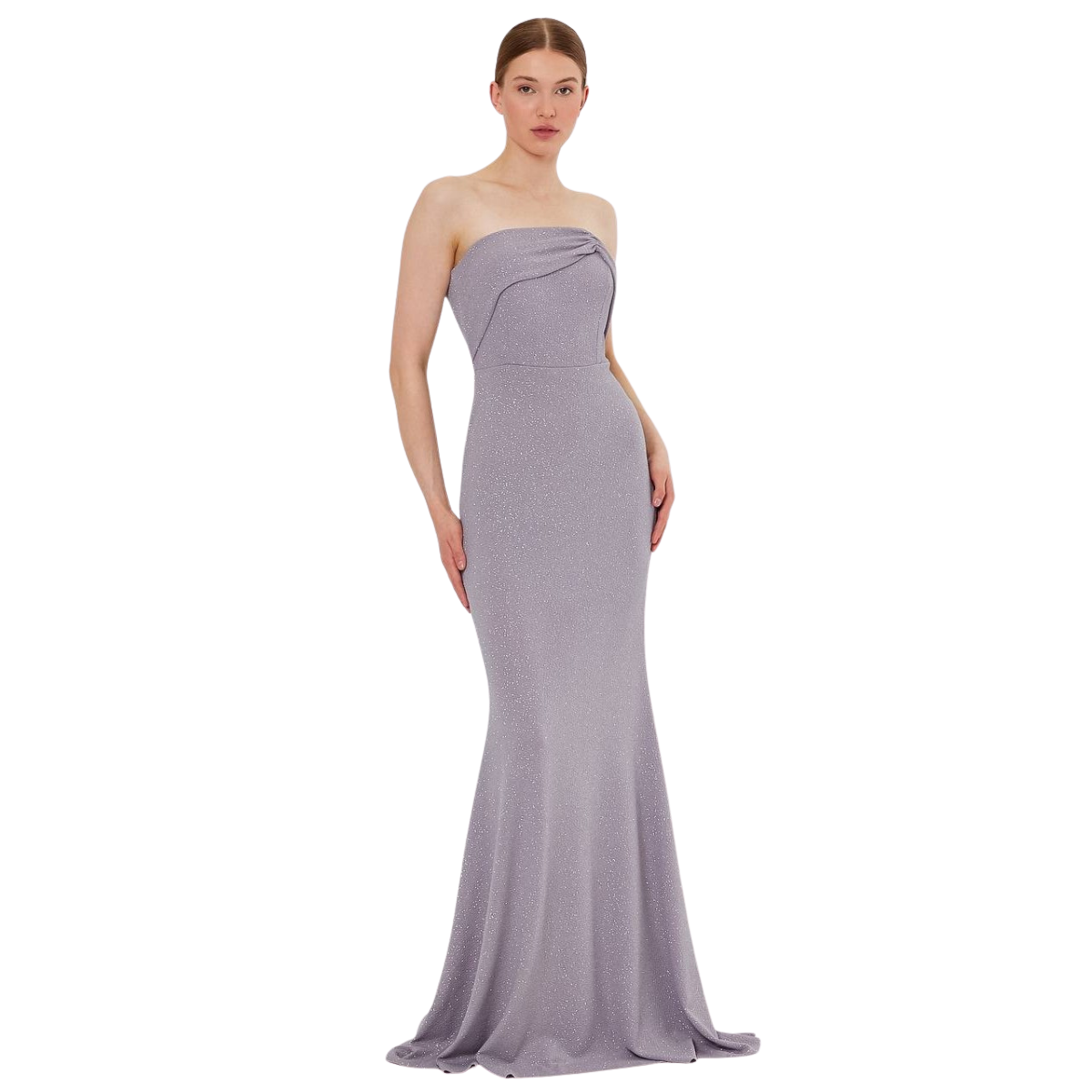 Simli Balık Model Abiye Elbise