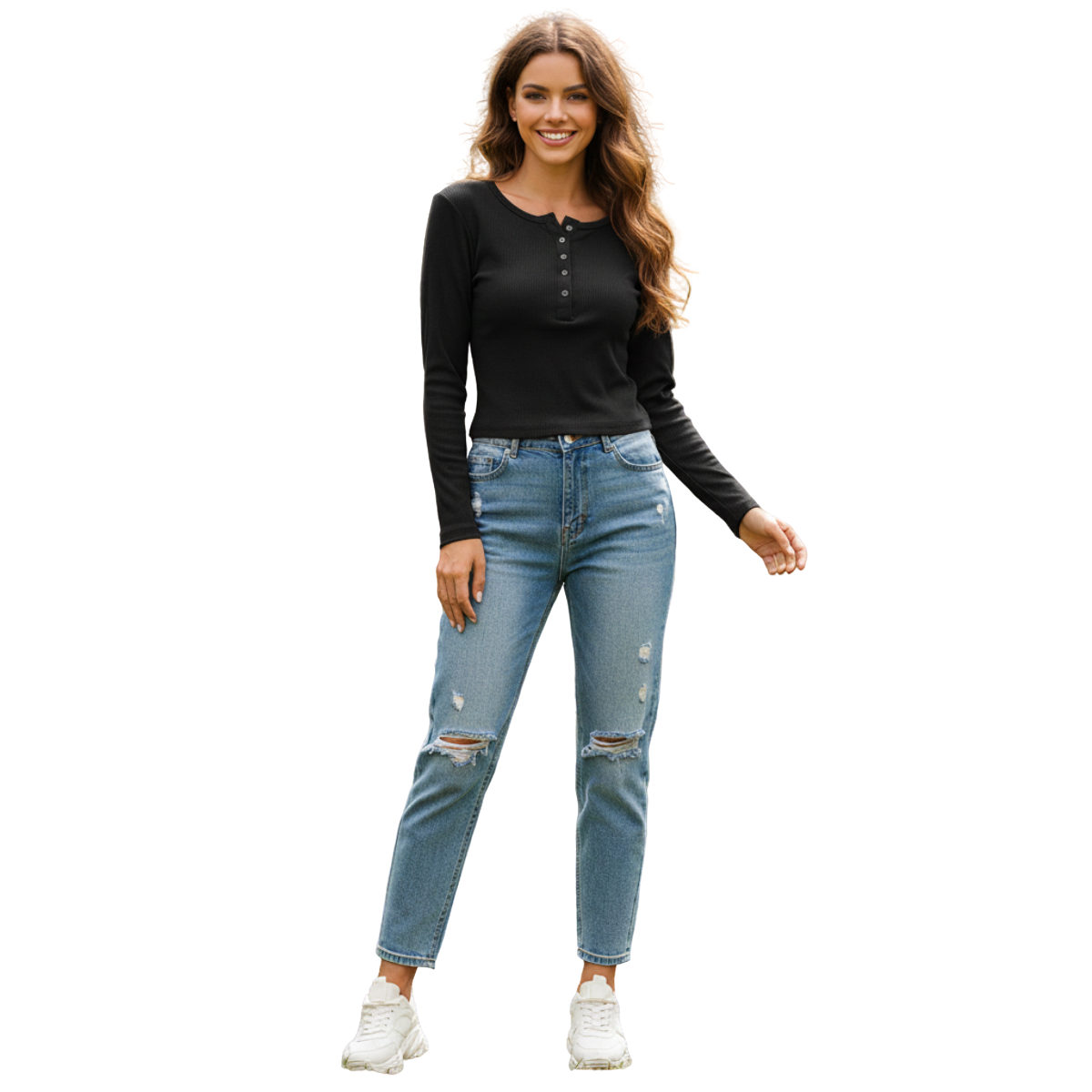 Modal Kumaş Uzun Kol Badi